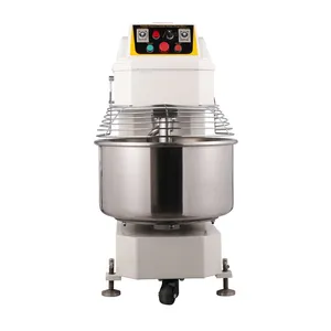 220V 80 litres bol mélangeur changeur de fréquence à faible bruit spirale mélangeur pâte contrôle numérique farine pâte mélangeur pain mélangeur 28kg