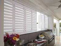 Volets de plantation en PVC imitation bois pour intérieur, stores de fenêtre imperméables et résistants aux UV, sur mesure