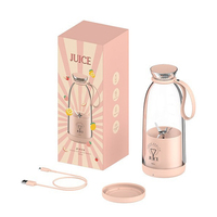 Elektrische blender, keuken mini-mixer, draagbaar multifunctioneel apparaat met roestvrijstalen mes, sinaasappelpers