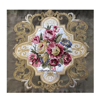 Tissu d'ameublement personnalisé en velours brodé tricoté uni 100% polyester pour canapé, voiture, textile de maison - Antistatique et respirant