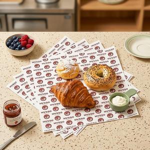 Factory Custom Logo PE Coated Food-grade Hamburger Deli Packaging Grease Proof Bake <b>Wrapping</b> <b>Paper</b> Coated Greaseproof <b>Paper</b> - Product Image 5