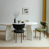 Chaise de salle à manger en bois massif moderne nordique chaises de restaurant rembourrées en tissu stable pour la maison hôtel école villa utilisation