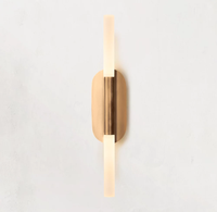 Lampe murale intérieure minimaliste à bande longue, chambre à coucher, chevet, style nordique, luxe, salon, hôtel, couloir, lampe murale LED