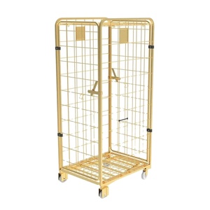 गोदाम रसद के लिए उच्च भार टिकाऊ चार पहिया रसद ट्रॉली भारी शुल्क रोलर कंटेनर - Product Image 1