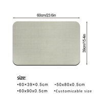 Tapis de bain Feepop, doux, absorbant, écologique, en diatomite et en daim, antidérapant, certifié ISO, personnalisable