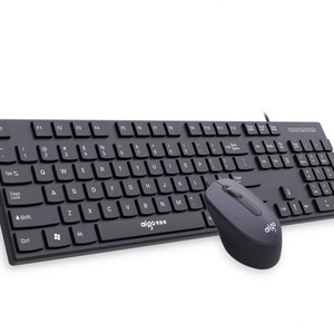 Aigo WQ9521 Wired <b>Keyboard</b> <b>Mouse</b> <b>Combo</b> 104 Keys English USB Office Home Use - Product Image 2