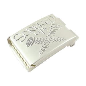 Fibbia per cintura in acciaio inossidabile personalizzabile Mini piccola personalizzata in metallo con fibbia con Logo - Product Image 4