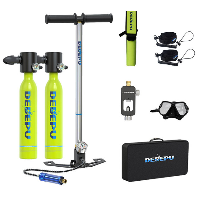DEDEPU a Set  Oxygen tank Dive Mini scuba System Diving Equipment Kit