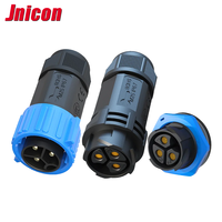 Connecteur d'alimentation Jnicon M25 50A Max Connecteur étanche IP67 2 3 4 5 6 7 8 12 14 16 18 22 broches