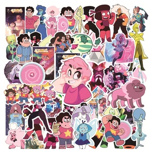 Pegatinas de vinilo de dibujos animados <span class=keywords><strong>para</strong></span> niños y niñas, pegatinas decorativas con bonito universo de Steven, 50 unidades, <span class=keywords><strong>para</strong></span> diario, monopatín, teléfono - Product Image 1