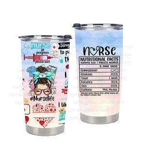 Taza de vaso de estetoscopio con tapa, botella de agua aislada al vacío, 20oz, regalo de agradecimiento a la semana - Product Image 3