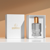 Boîte cadeau en carton personnalisée pour l'emballage de flacons de parfum avec doublure en EVA et gaufrage