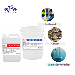 Độ nhớt thấp rõ ràng nhựa <span class=keywords><strong>Epoxy</strong></span> chữa đại lý không vàng cho lớp phủ thủy tinh trang trí xây dựng sàn cho bề mặt đồ trang sức - Product Image 1