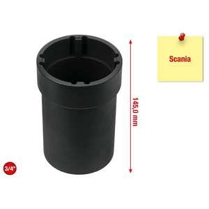 KS TOOLS 3/4 "clé à écrou fendue avec 4 broches pour Scania, goujon intérieur Ø 70mm - Product Image 2