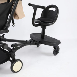Passeggino da Jogger Glinder 2-in-1 bordo da 20kg con aliante in metallo smontabile Sit-Stand <span class=keywords><strong>per</strong></span> il secondo bambino Buggy forniture <span class=keywords><strong>per</strong></span> bambini - Product Image 2