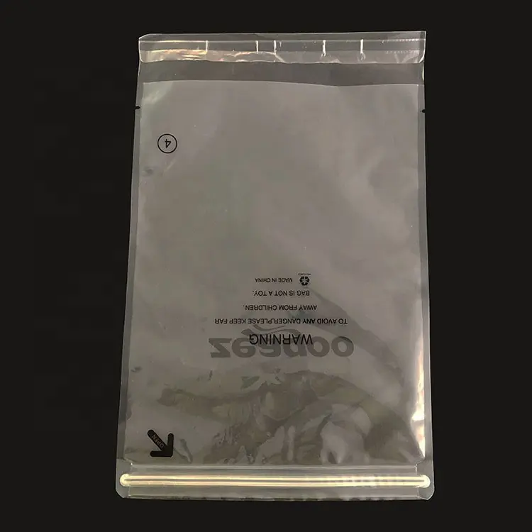 Прозрачный пластиковый самоклеящийся Вакуумный пакет с принтом на заказ