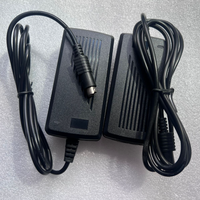 Adaptateur 4 broches Mini DIN 5V 12V AC/DC pour disque dur 12VDC 5VDC 1.5-2 a DC12V DC5V 2.0A Chargeur de cordon d'alimentation à découpage