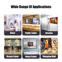 Televisor Inteligente Android LED FHD de 50 Pulgadas, 1080P, Pantalla Plana, para Hogar u Hotel, Montable en Pared