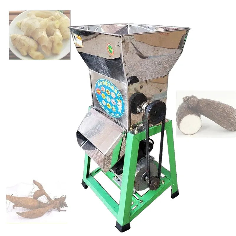 Estrattore di amido commerciale in acciaio inossidabile Yam manioca Grinder 800 kg/h Lotus Root Grinder