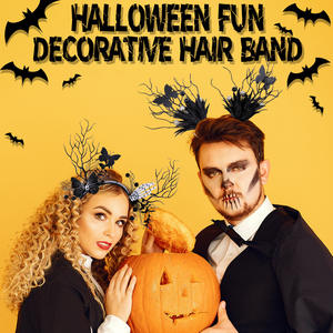 Diademas de decoración para Halloween, diademas para Festival, murciélagos, mariposas, manos extrañas, astas, ramas, diadema de Halloween - Product Image 3
