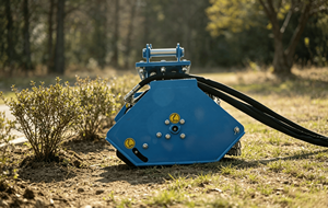 Broyeur de broussailles routières attaché <span class=keywords><strong>à</strong></span> une pelle, lame de fraisage épaissie pour l'élimination de la végétation sauvage sur les routes - Product Image 3