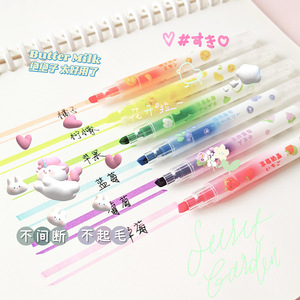 Bút Đánh Dấu Màu Xóa Được Hai Đầu Cho Sinh Viên Để Sửa Đổi Bút Đánh Dấu Vẽ Nghệ Thuật - Product Image 1