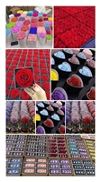 D471 3-5 tahun terakhir buatan tangan tahan lama kotak hadiah persegi diawetkan merah mawar kuku buket ulang tahun romantis