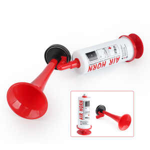 Corne pneumatique à pousser à la main pour les matchs de football, équipement portable en plastique à tonalité unique pour la cheerleading - Product Image 1