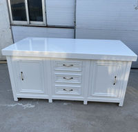 Table de buffet pliante rectangulaire en bois pour mariage, fête ou banquet - Vente chaude