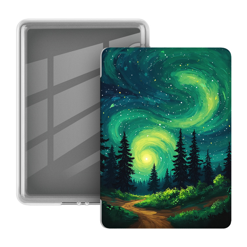 Forêt de peinture à l'huile