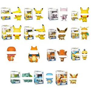 Action figure POP Pokemoned figura Bulbasaur Charmander Squirtle action PVC ornamenti giocattolo