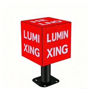 Affichage numérique RGB personnalisé en forme de cube LED, panneau publicitaire interactif avec logo gratuit pour les salons et les magasins de détail - Product Image 1