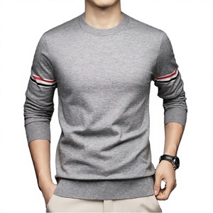 Camisetas de Hombre DAN 2561, Estilo Casual de Negocios, Cuello Redondo, Manga Corta, Diseño de Parches con Degradado de Color, Algodón/Fibra de Bambú, Corduroy - Product Image 4