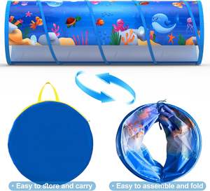 <span class=keywords><strong>Tunnel</strong></span> de jeu pliable portable, intérieur/extérieur, <span class=keywords><strong>tunnel</strong></span> de jeu pop-up <span class=keywords><strong>sous</strong></span>-<span class=keywords><strong>marin</strong></span>, <span class=keywords><strong>tunnel</strong></span> de jeu océanique pour tout-petits - Product Image 6