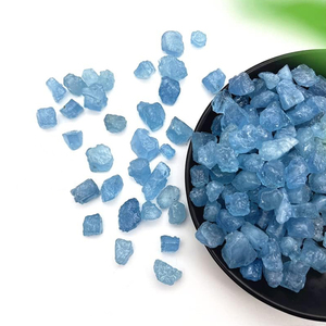 Bán Buôn Số Lượng Lớn Tự Nhiên Đánh Bóng Nguyên Sỏi Đá Tinh Thể Con Chip Mẫu Pha Lê Bule Aquamarine Đá Cho Trang Trí - Product Image 3