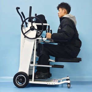 Matériel d'aluminium et d'acier Fixateur d'exercice de rééducation des jambes Équipement d'entraînement à la démarche handicapée avec conception élaborée - Product Image 1