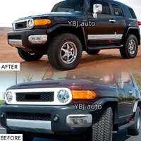 Accessoires de voiture YBJ SUV GRIS Bandes de moulage de porte latérale pour FJ CRUISER 2007-2021 Décoration 2024 Garniture de moulage anti-collision de porte