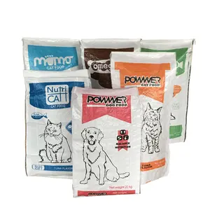 Bolsa de plástico BOPP para comida de animales, paquete de alimentos para perros y gatos