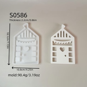 Silicone Cake <b>Tools</b> S0586 Eco-Friendly Resin Plaster Candlestick Molds Baking Cupcake Mold for Beach <b>House</b> Decor or Food Use - Product Image 3