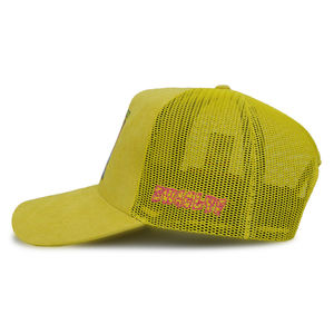 Gorra trucker de malla premium de corona alta, ligera, de tela de ante sintético, para deportes al aire libre de verano, para adultos y adolescentes - Product Image 4