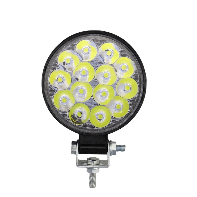 Car LED Work Light Mini Round 42W 14 Light