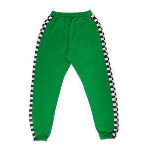 Formula1 Industries 2022 Custom Men's Summer Breathable Quick Dry Green Polyester/Cotton Gym Wear Sweat Pant - Product Image 2