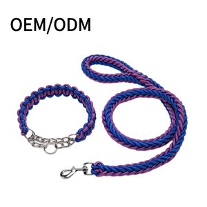 Set tali anjing taktis lembut tugas berat tali nilon latihan anjing kuat untuk anjing kecil sedang besar - Product Image 1