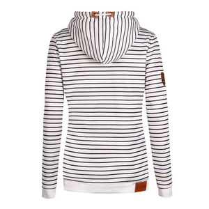 En gros Femmes 2021 Nouveau Rayé Manches Longues Hiver <span class=keywords><strong>Sweat</strong></span>-Shirt À <span class=keywords><strong>Col</strong></span> Roulé - Product Image 3