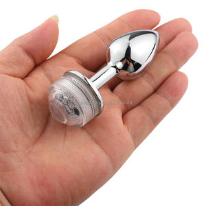 All'ingrosso massaggiatore prostatico LED telecomando glutina Glow <span class=keywords><strong>in</strong></span> the dark anale <span class=keywords><strong>Plug</strong></span> anale <span class=keywords><strong>plug</strong></span> per coppie - Product Image 6