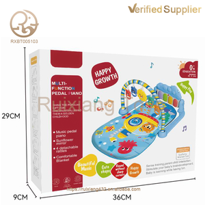 Fourniture d'usine infantile multifonctionnel doux activité tapis de <span class=keywords><strong>jeu</strong></span> drôle intérieur Fitness et <span class=keywords><strong>jeu</strong></span> de sommeil avec pédale musicale Piano jouet - Product Image 3