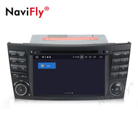 Système Audio NaviFly 7 ''pour Mercedes Benz Classe E W211 E200 E220 E240 E270 E280 Lecteur Dvd de voiture PX6 Android 9.0 4 + 64GB GSP