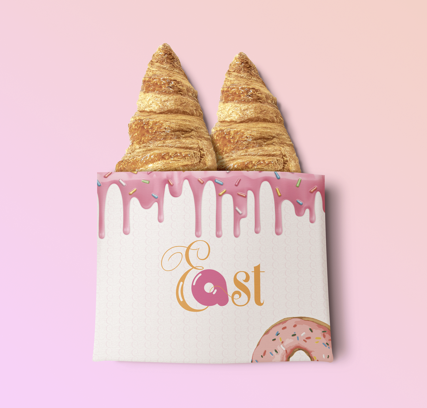 Bolsa de pastelería de papel antigrasa.