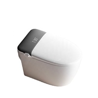 Inodoro Inteligente de Una Pieza de Estilo Moderno, Sanitario de Cerámica, Inodoro WC de Suelo con Autolimpieza