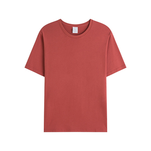 190Gsm venta al por mayor bordado barato a granel rojo cumpleaños camisetas para hombres mujeres diseño 100% algodón - Product Image 3